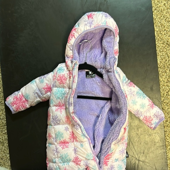 EUC Spyder 1-piece snow suit sz 9m-12m - Picture 3 of 12
